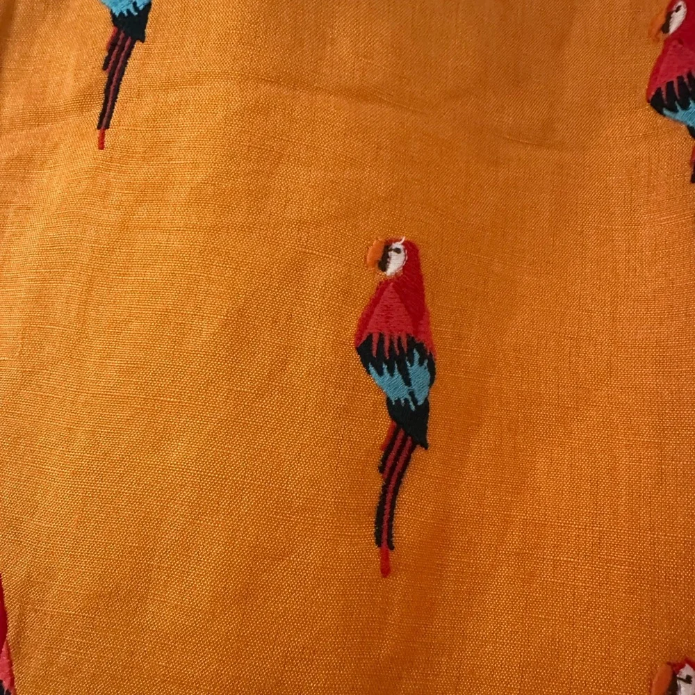 Farm Rio linen blend cropped pants - Picture 6 of 7